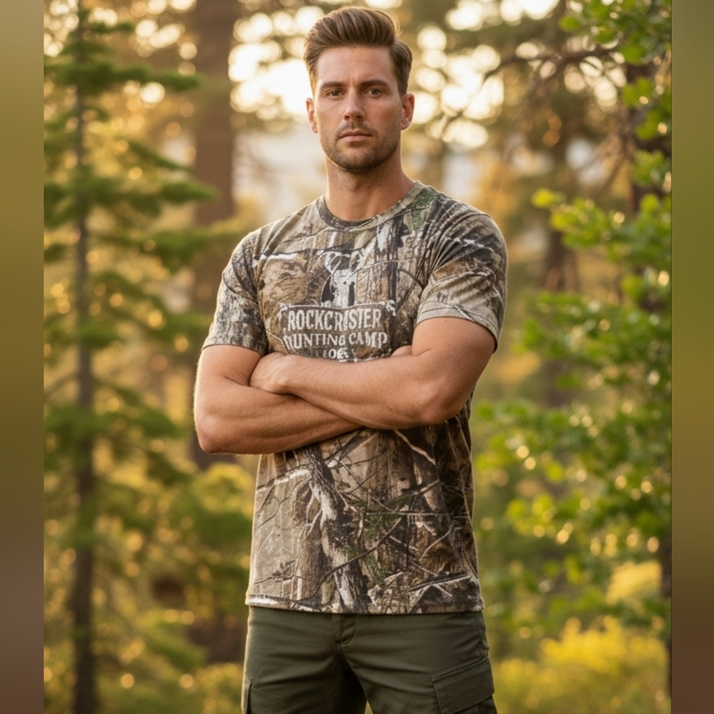 CODE V Camo Men's T Shirt Size XL